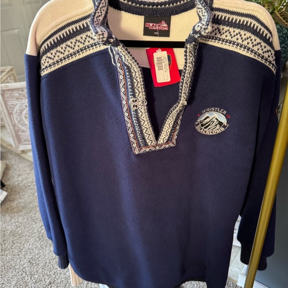 Sheridan Black Canyon sweater accent fleece nwt size medium - Picture 6 of 9